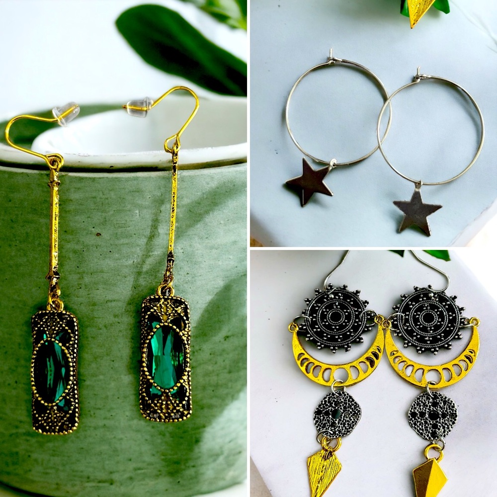 Lot 3 Pairs of High Quality EARRINGS